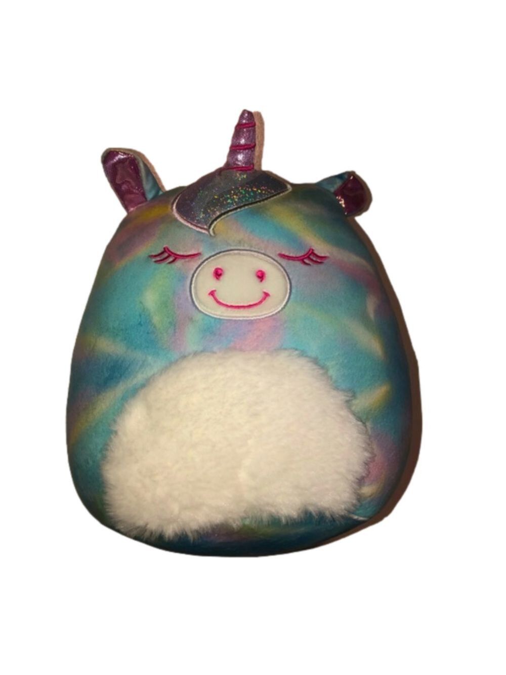SQUISHMALLOWS Kellytoy Anouk The Tye Dye Unicorn Plush Mystery Plush 8”